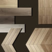 Warming cocoon effect for Nest, the wood-effect collection by Fap ceramiche