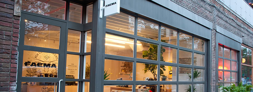 Faema pop up store Art Caffeine New York