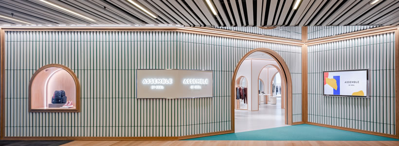 Kokaistudio concept store per Assemble by Réel