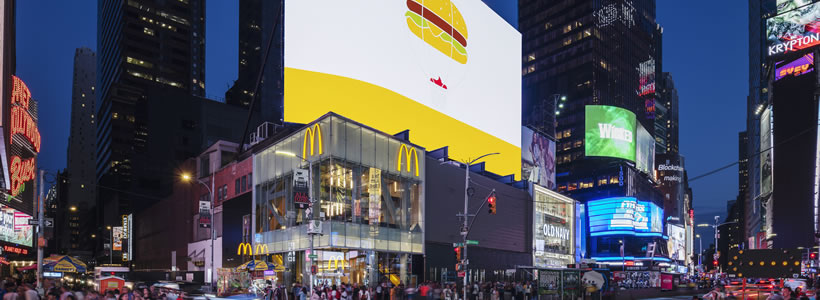 Landini Associates designed McDonald’s Times square