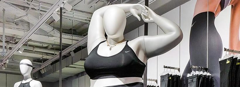 Nike curvy and para-sport mannequins