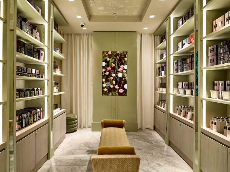 NEST Fragrances New York store interior design R. Douglas Gellenbeck Studio