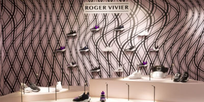 ROGER VIVIER: un pop-up store a Le Galeries Lafayette Champs-Élysées.