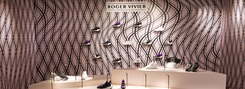 Maison Roger Vivier pop-up-store Galeries Lafayette Champs-Élysées