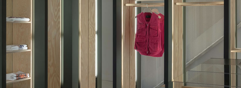 Abruzzo Bodziak Architects have designed British clothing brand maharishi’s first store