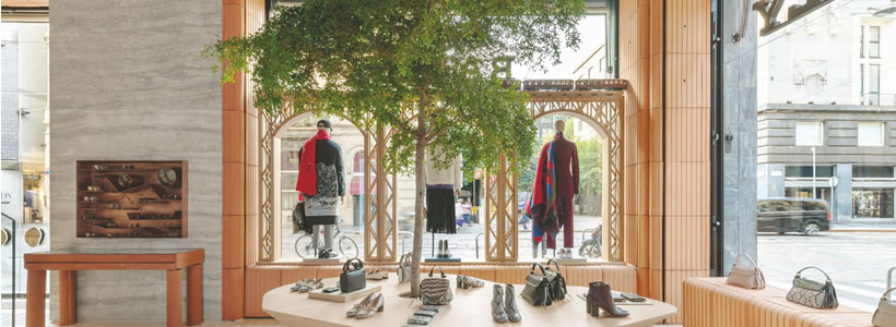 flagship store Bally di Milano
