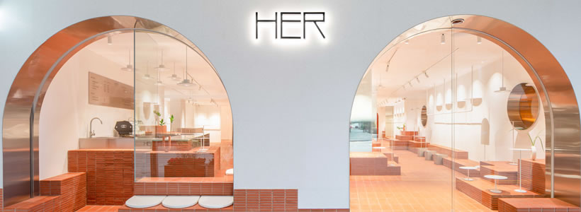 spazio Her progettato da studio Clap