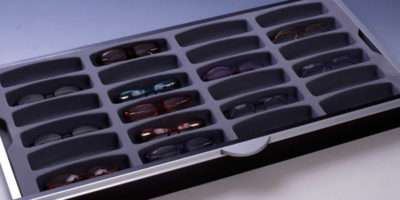 See the drawers with a different optical view.