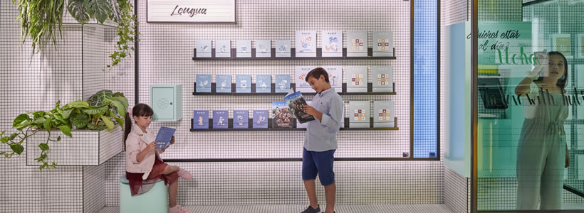 Masquespacio progetto concept store Rubio