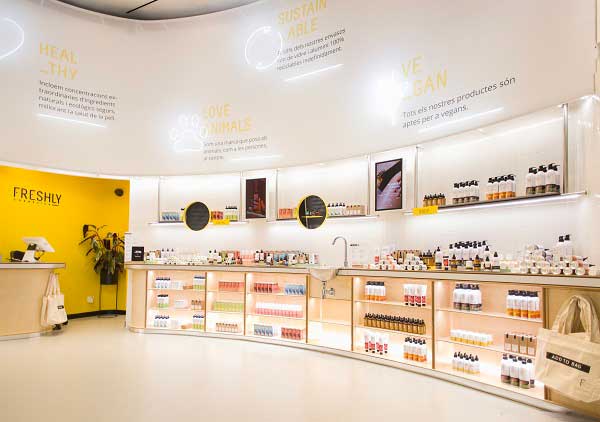 Freshly Cosmetics store monomarca Barcellona