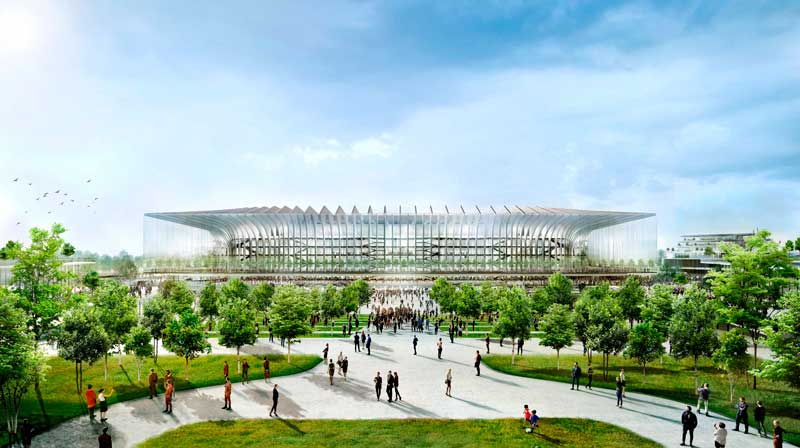 Populous progetto La Cattedrale per nuovo stadio Milano
