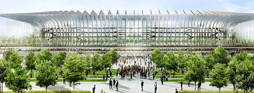 Populous progetto La Cattedrale per nuovo stadio Milano