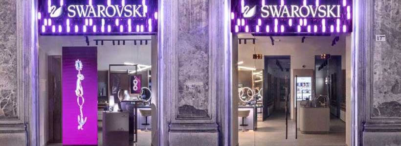 nuovo Swarovski store Milano