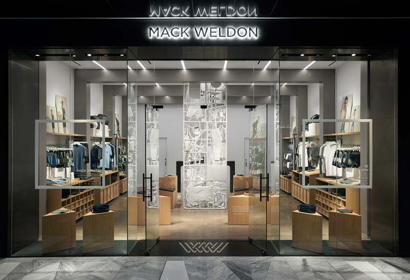 Frederick Tang Architecture design of  Mack Weldon's store