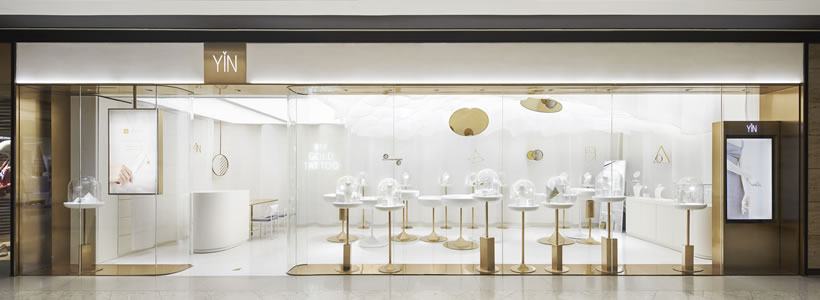 interior design gioielleria YIN Pechino