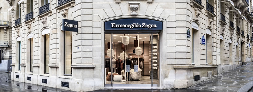 Il nuovo flagship store Ermenegildo Zegna di Parigi