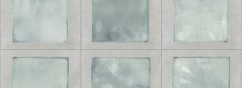 Dettaglio del rivestimento BeLike di Iris Ceramica