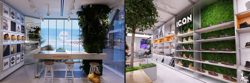 Nuovo Concept Store Timberland un progetto Dalziel & Pow