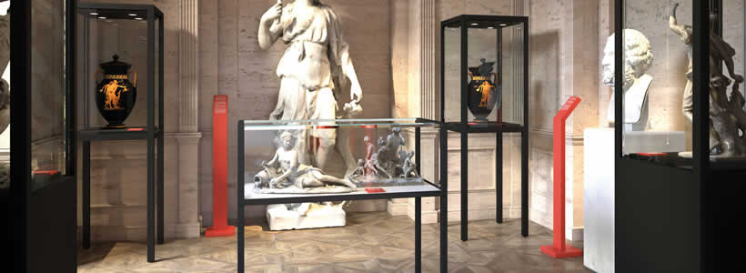 Museum di Italvetrine - vetrine per esposizione museale