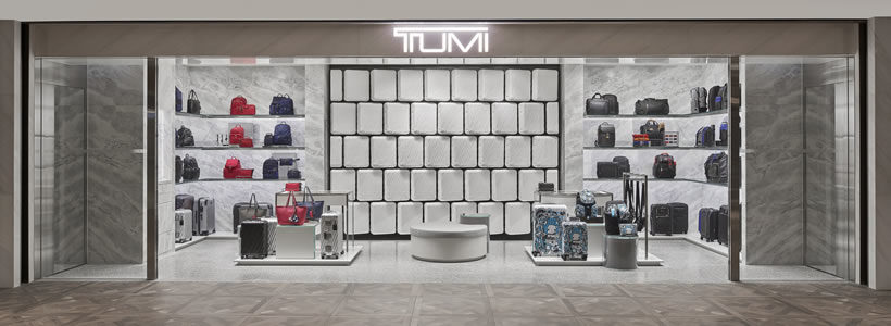 Studio Cassells designed the TUMI Flagship Store in Hong Kong.