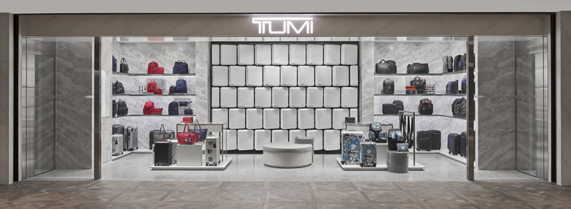 Studio Cassells progetto Boutique Tumi Hong Kong