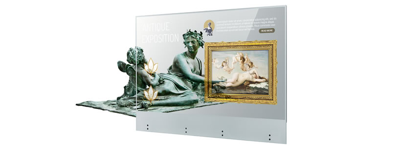 Digital Signage - OLED Transparent Touch di LG Electronics