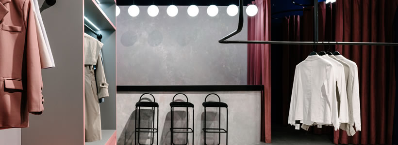 Angelina Malysheva designed Courage’s showroom in Odessa