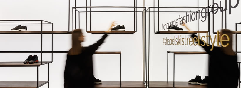 MONO ARCHITECTS designed the Shabelski boutique in Dnepr