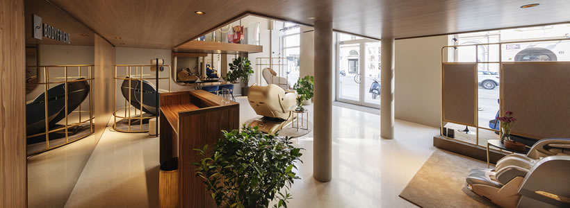 primo flagship store italiano di Bodyfriend