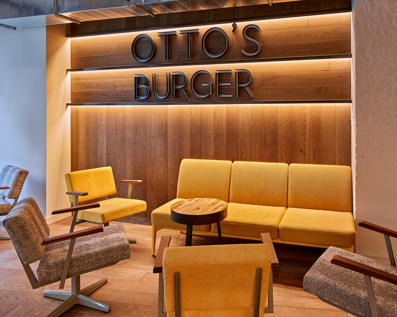 Studio Modijefsky designed Otto’s Burger Restaurant and Bar