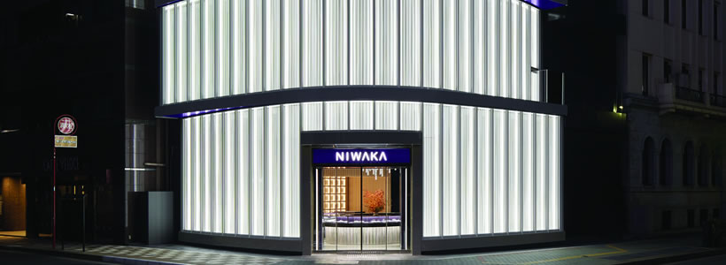 Progetto per la Gioielleria NIWAKA di Tokyo Ginza by GARDE