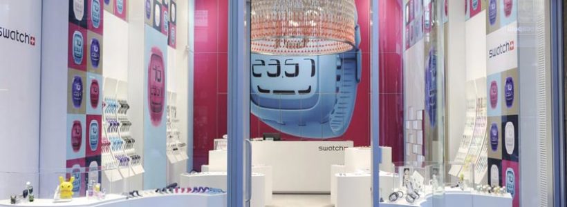 SWATCH concept store.