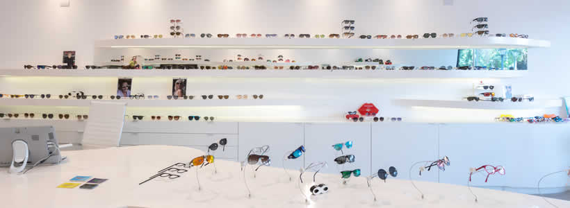 Castellino Arquitectos progetto per negozio Ottica Lazzarini