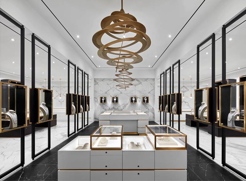 Design Firm Cecconi Simone Inc Designed The Classic Creations Jewellery Shop 800x589 