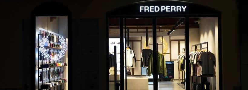 FRED PERRY monobrand store in Milan.
