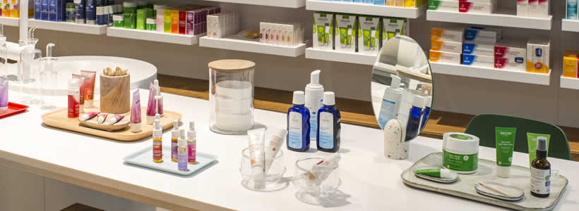Flagship for Weleda designed by Stories Designed For Consumers