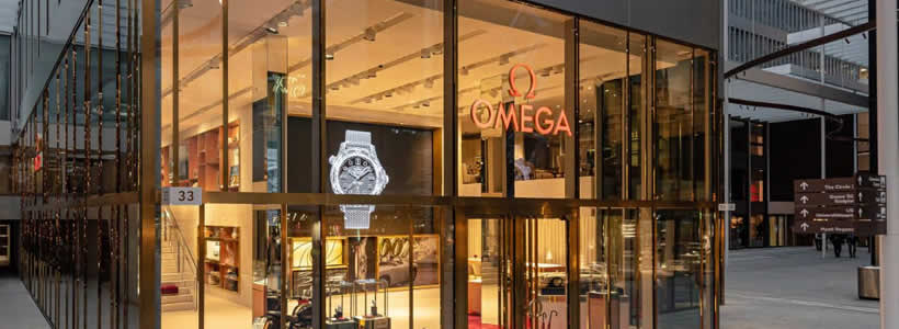 Omega boutique at The Circle, Zurich Airport