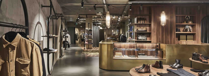 JEROEN VAN ZWETSELAAR - Progetto per la boutique Daniele Dentici ad Amsterdam