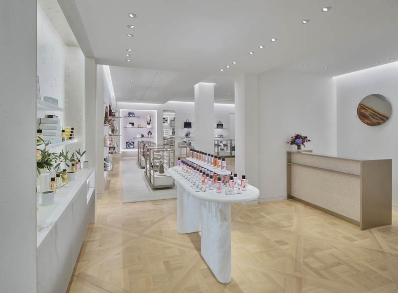 Recently renovated the Dior flagship boutique in Moscow