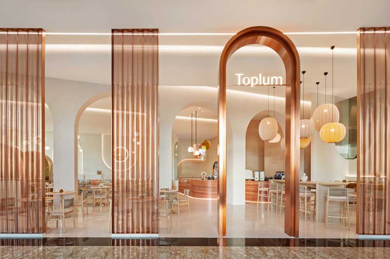 Progetto per il Ristorante Toplum, sviluppato dall’interior designer Vera Dieckmann Studio XO Atelier