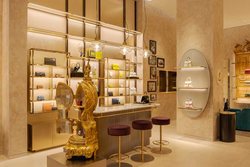 Studio Vudafieri-Saverino Partners designed the boutique Delvaux in Paris