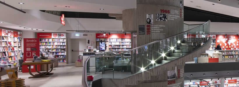 Imoon e il suo brand Makris illuminano il nuovo look della Libreria Feltrinelli