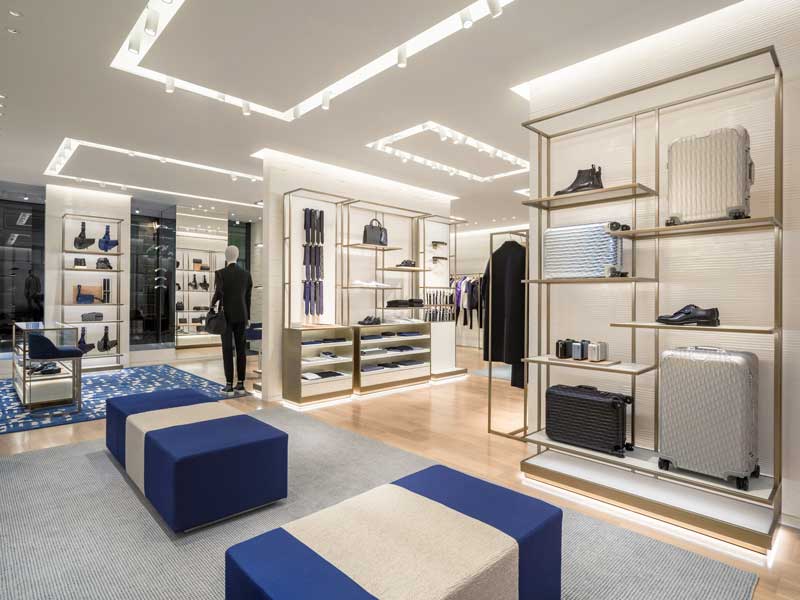Project Dior Men boutique in Moscow by Denzo