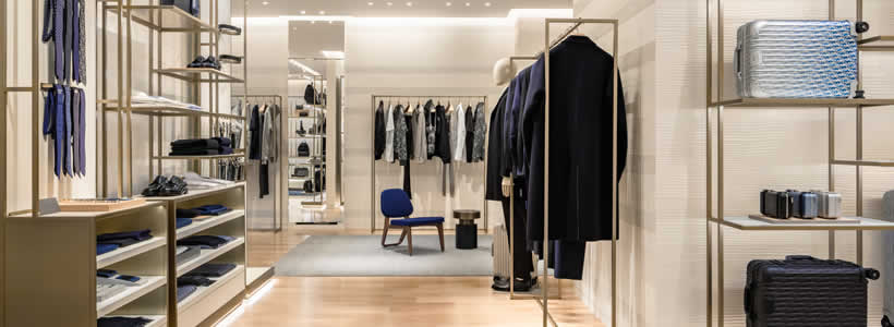 Project Dior Men boutique in Moscow by Denzo