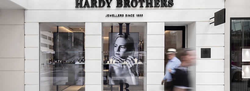 Progetto per la gioielleria Hardy Brothers Brisbane Australia