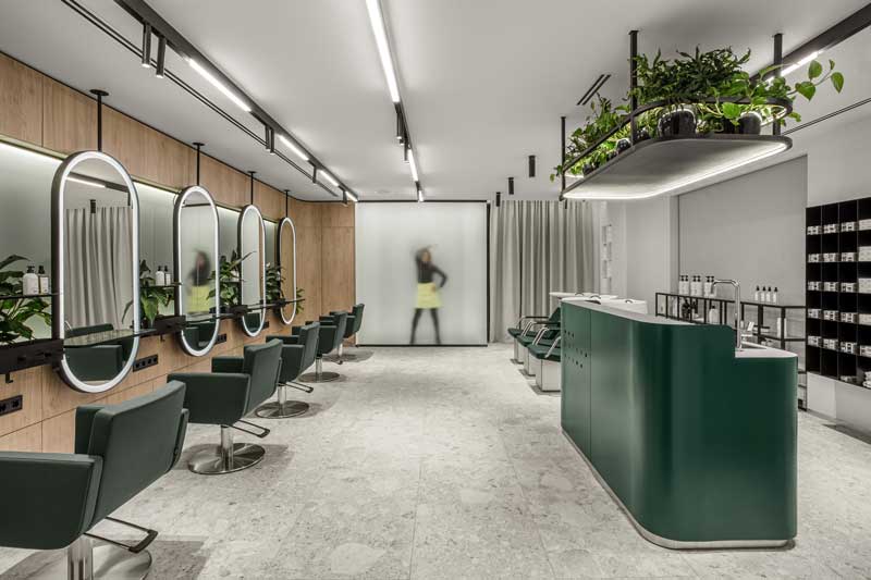 Bogdanova Bureau designs the interior of the beauty salon 365