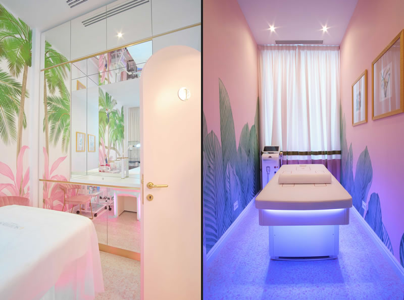 The multifunctional studio HNK by Hamid Nicola Katrib designs the Gorgeous Beauty Salon