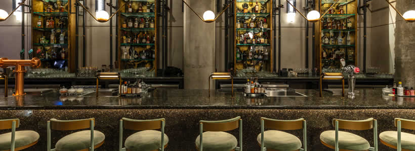 Hitzig Militello Arquitectos designed the Osten Restaurant Bar