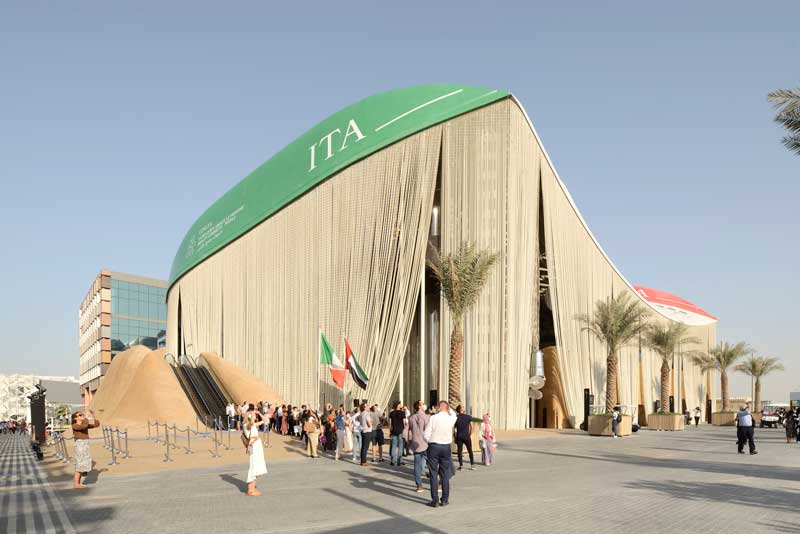 CRA-Carlo Ratti Associati and Italo Rota unveil a new café designed for Lavazza at Expo Dubai 2020