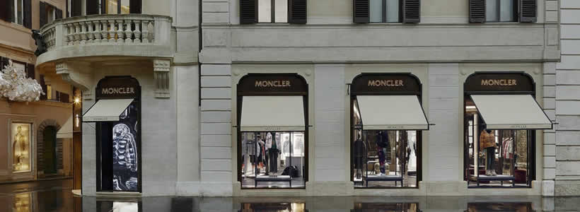MONCLER amplia la boutique di Roma